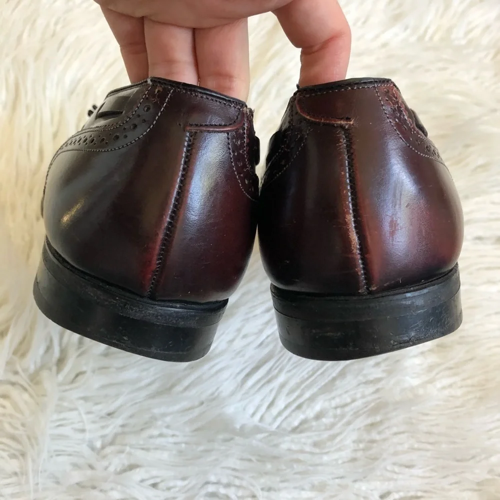 Johnston & Murphy Wingtip Oxblood Brogue Oxfords